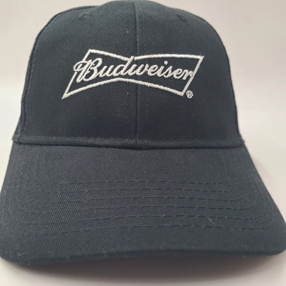 Budweiser Hat Snapback Black White Beermaster Tour Merrimack New Hampshire Men